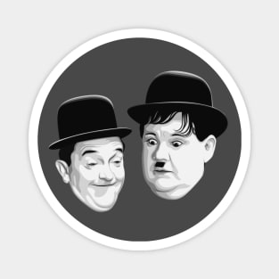 Laurel & Hardy (Floating Heads) Magnet